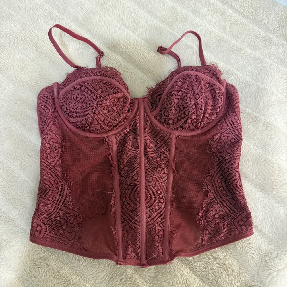 Lace Bustier Top